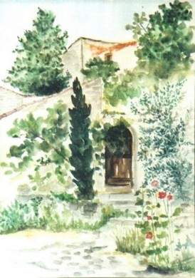Entree fleurie